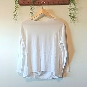 Lululemon Back In Action Long Sleeve Shirt/ White/ Size 4